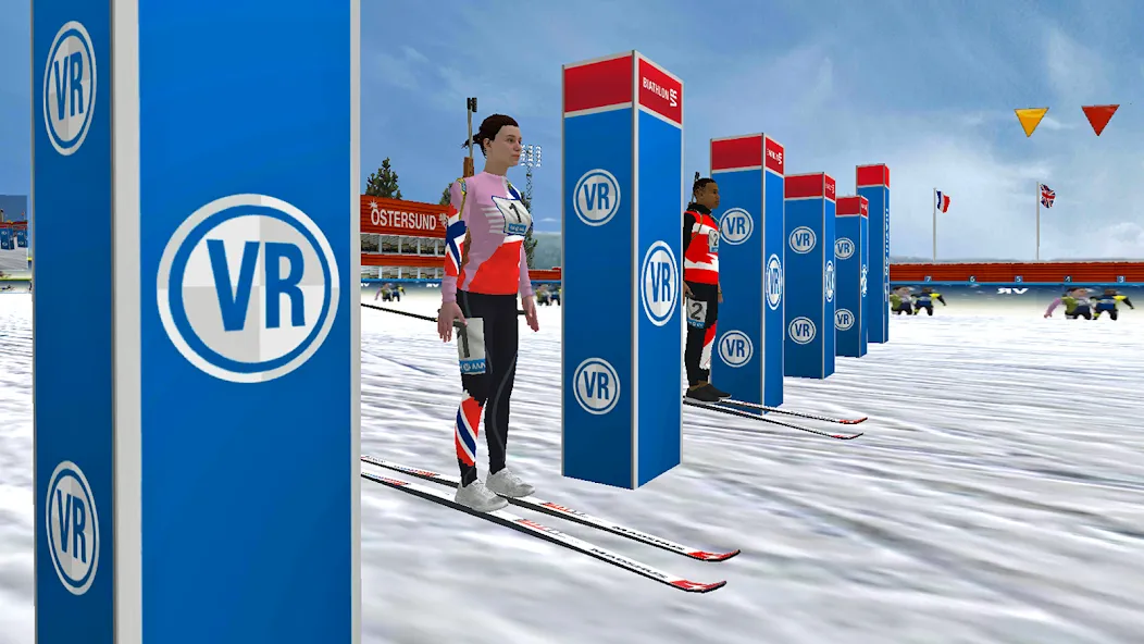 Скачать Biathlon VR (Мод: Много денег) на Андроид — скриншот 1