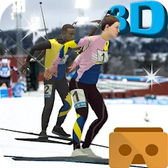 Скачать Biathlon VR (Мод: Много денег) на Андроид