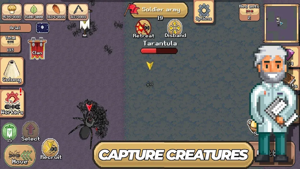 Pocket Ants: Colony Simulator — Мод: Много ресурсов — скриншот 2