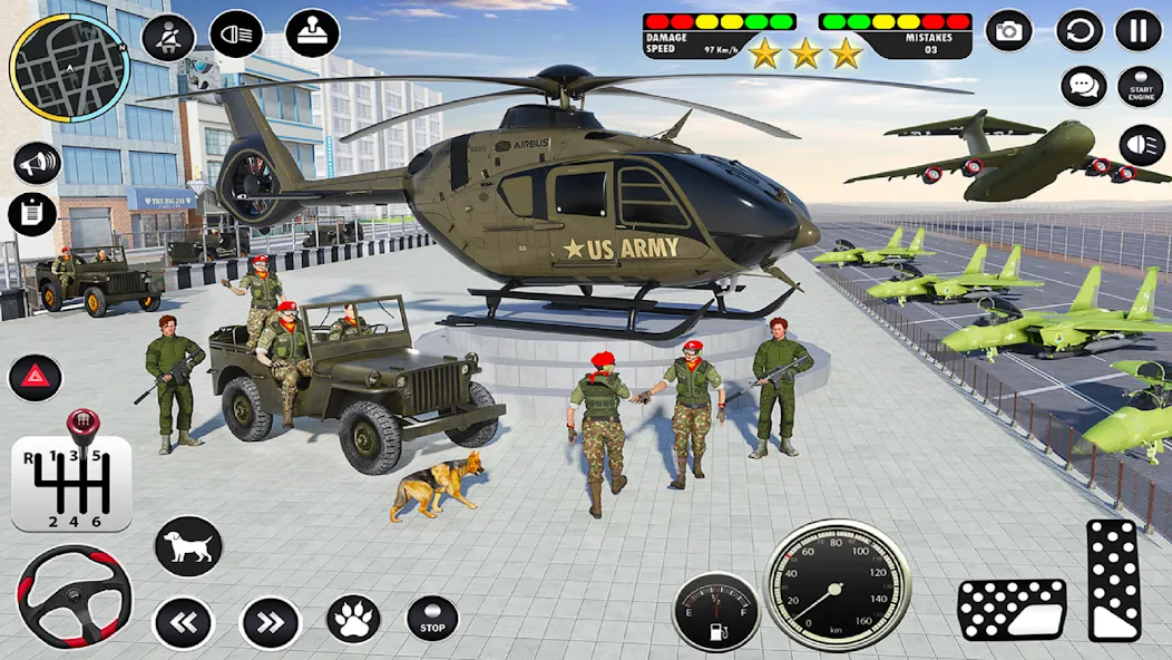Army Vehicle Transport Truck MOD — Много денег на Андроид — скриншот 2