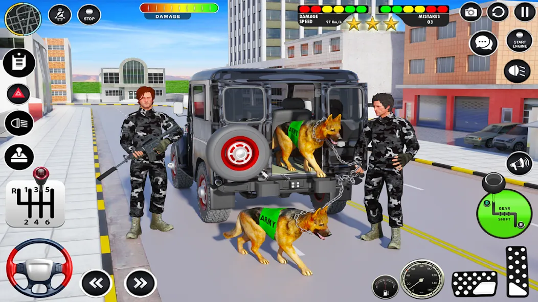 Army Vehicle Transport Truck MOD — Много денег на Андроид — скриншот 4