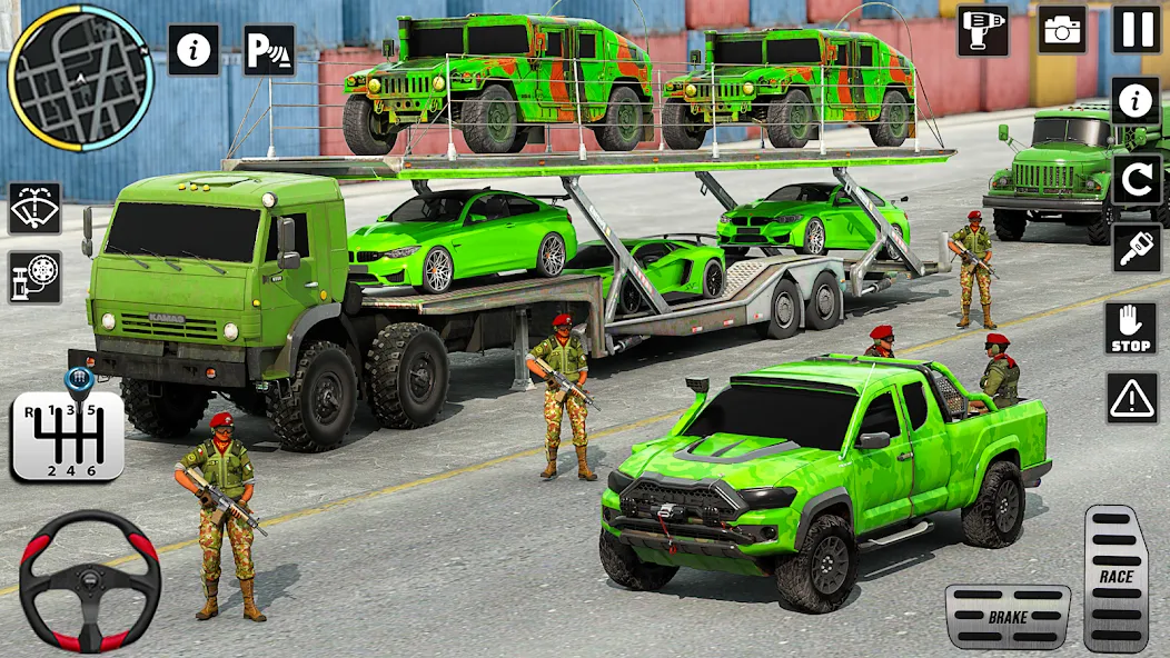 US Army Games Truck Transport — Много денег — скриншот 4 US Army Games Truck Transport — Много денег — скриншот 4