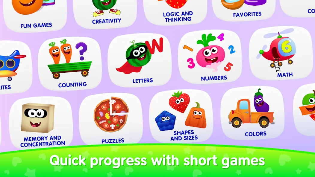 Educational games for kids 2-4 Mod APK Все уровни разблокированы — Скачать на Андроид — скриншот 1