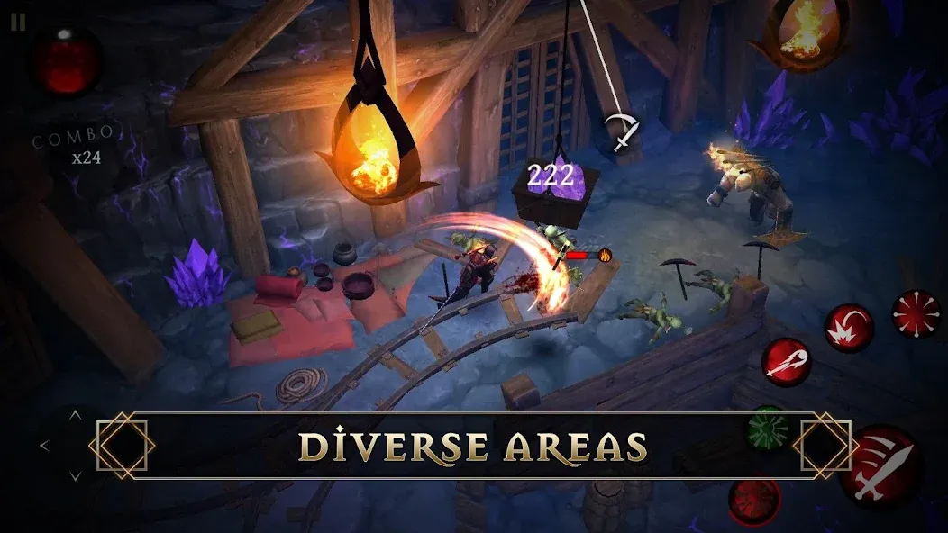 BladeBound: RPG Adventure Game Mod APK Много денег и бессмертие — Скачать на Андроид — скриншот 2