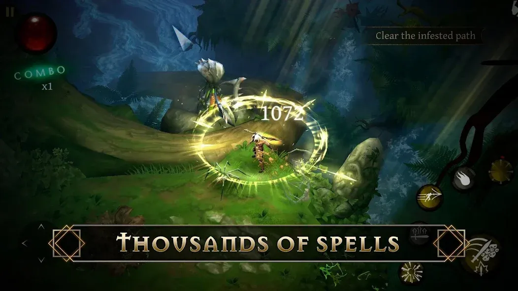 BladeBound: RPG Adventure Game Mod APK Много денег и бессмертие — Скачать на Андроид — скриншот 4