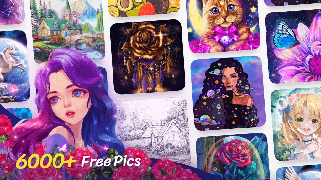 Colorscapes® - Color by Number — Взломанная версия (Много денег и без рекламы) — скриншот 1