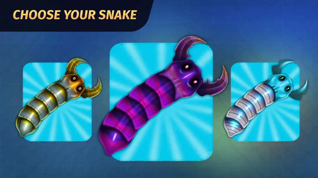 Скачать Worm.io - Gusanos Battle с модом — Много денег и бессмертие — скриншот 1