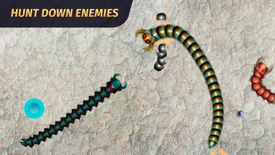 Скачать Worm.io - Gusanos Battle с модом — Много денег и бессмертие — скриншот 2