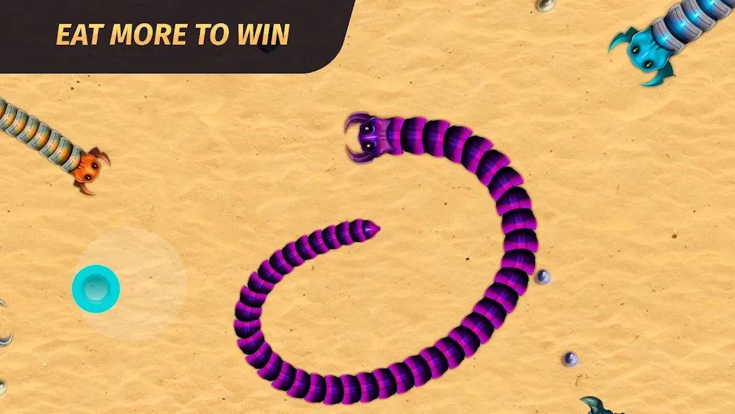 Скачать Worm.io - Gusanos Battle с модом — Много денег и бессмертие — скриншот 3