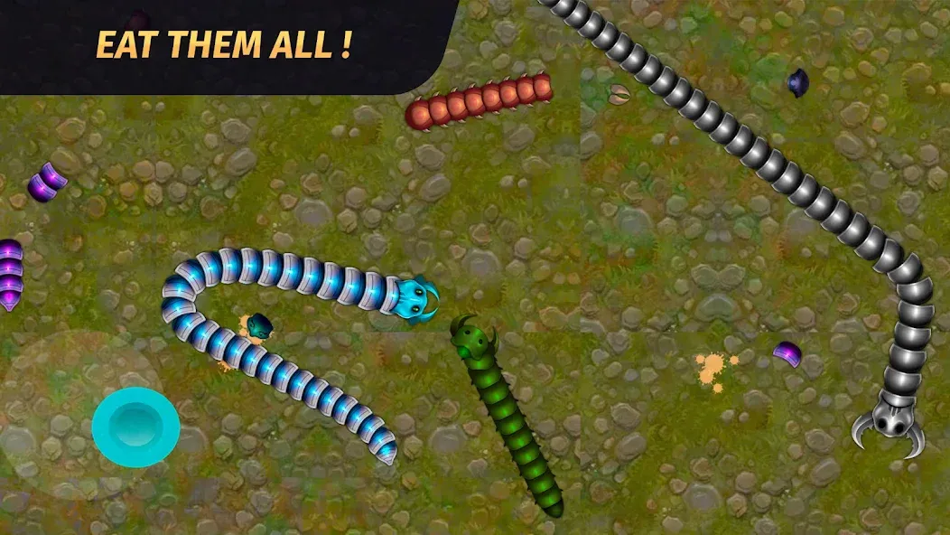 Скачать Worm.io - Gusanos Battle с модом — Много денег и бессмертие — скриншот 5