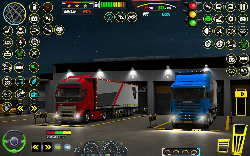Скачать US Truck Simulator Game 2022 (Мод: Много денег) на Андроид — скриншот 2