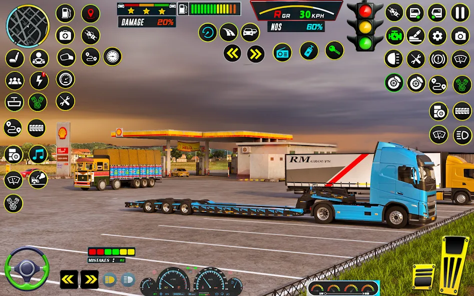 Скачать US Truck Simulator Game 2022 (Мод: Много денег) на Андроид — скриншот 4