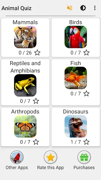 Animals Quiz Learn All Mammals (Мод Все уровни разблокированы) — скриншот 3 Animals Quiz Learn All Mammals (Мод Все уровни разблокированы) — скриншот 3
