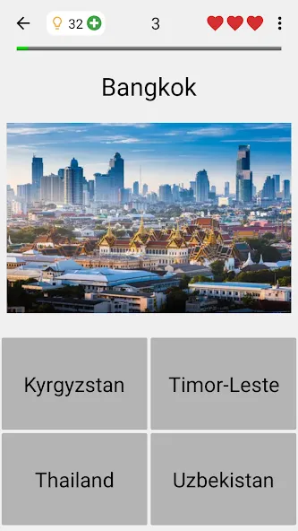 Взломанная Capitals of the World - Quiz на Андроид — Все уровни открыты — скриншот 5