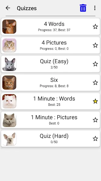 Взлом Cats Quiz Guess Popular Breeds — Все ответы открыты — скриншот 5