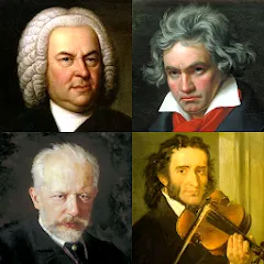 Скачать Famous Composers Portrait Quiz — Последняя версия (Все подсказки и уровни открыты)