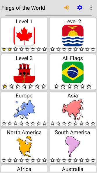 Скачать Flags of All World Countries MOD APK — Все уровни открыты — скриншот 4