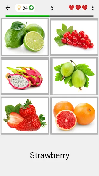 Скачать Fruit and Vegetables - Quiz — Модификация Все уровни открыты и без рекламы — скриншот 2