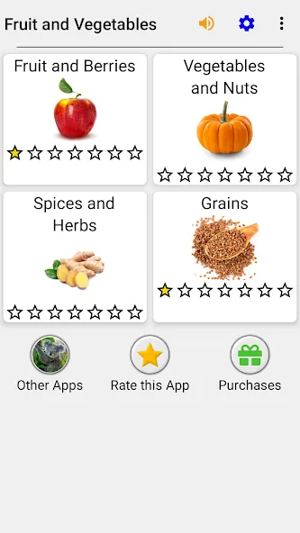 Скачать Fruit and Vegetables - Quiz — Модификация Все уровни открыты и без рекламы — скриншот 3