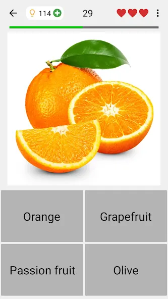Скачать Fruit and Vegetables - Quiz — Модификация Все уровни открыты и без рекламы — скриншот 4