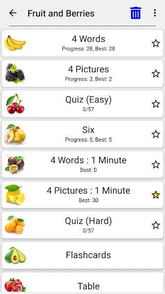 Скачать Fruit and Vegetables - Quiz — Модификация Все уровни открыты и без рекламы — скриншот 5