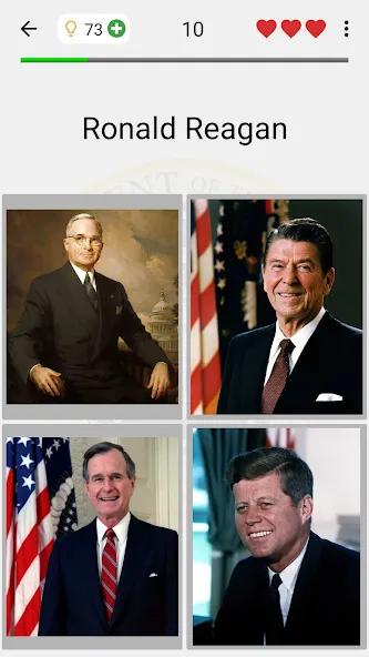Скачать US Presidents and History Quiz с модом — Все уровни открыты — скриншот 2