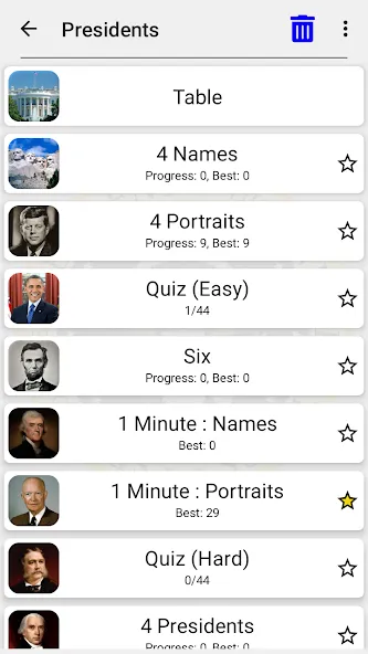 Скачать US Presidents and History Quiz с модом — Все уровни открыты — скриншот 3