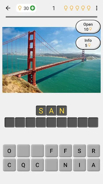 Скачать Cities of the World Photo-Quiz — Последняя версия (Все подсказки и уровни разблокированы) — скриншот 1