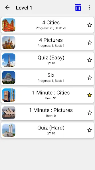 Скачать Cities of the World Photo-Quiz — Последняя версия (Все подсказки и уровни разблокированы) — скриншот 5