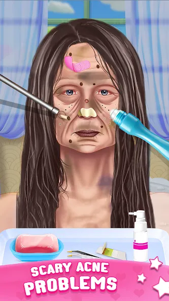 ASMR Doctor Game: Makeup Salon на Андроид — Мод Все открыто — скриншот 2
