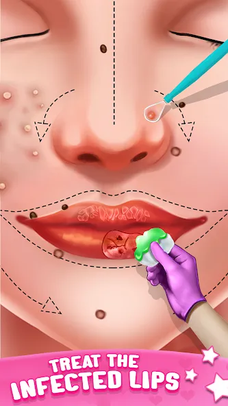 ASMR Doctor Game: Makeup Salon на Андроид — Мод Все открыто — скриншот 5