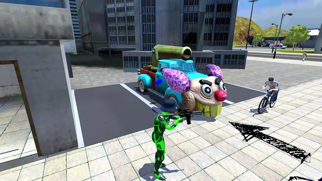 Rope Frog Ninja Hero Car Vegas MOD APK — Много денег — скриншот 4