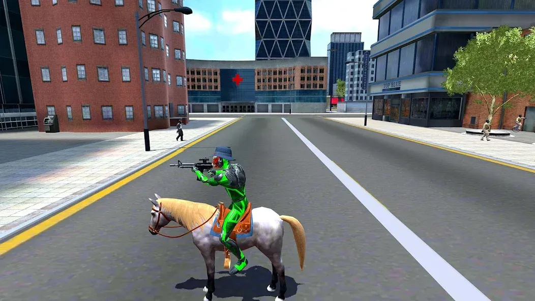 Rope Frog Ninja Hero Car Vegas MOD APK — Много денег — скриншот 5