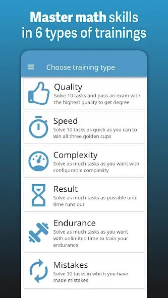 Скачать Speed Math Mental Quick Games (Мод: Все уровни разблокированы) на Андроид — скриншот 1