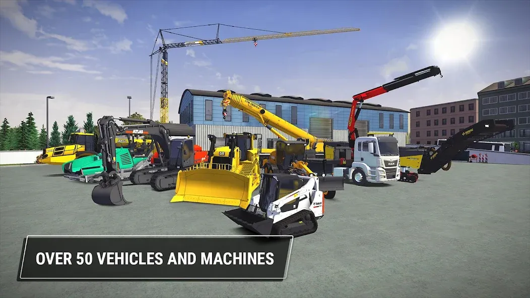 Взлом Construction Simulator 3 Lite — Много денег и всё открыто — скриншот 1