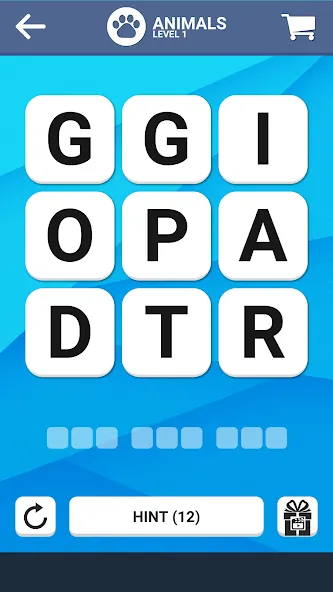 Word Game — Все уровни разблокированы — скриншот 1