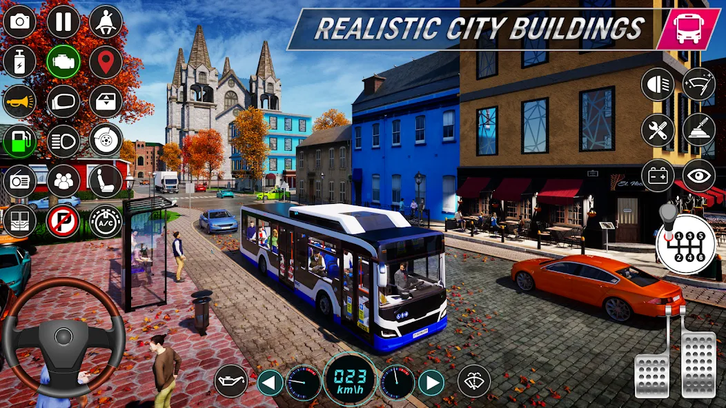 Скачать City Bus Simulator: Bus Games — Модификация Много денег и всё разблокировано — скриншот 3 Скачать City Bus Simulator: Bus Games — Модификация Много денег и всё разблокировано — скриншот 3
