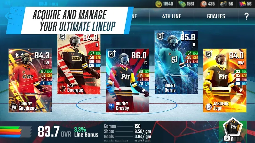 Franchise Hockey 2024 на Андроид — Мод Много денег — скриншот 1