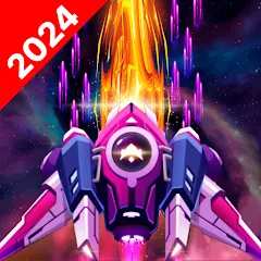 Взломанная Galaxy Attack - Space Shooter на Андроид — Много денег и кристаллов