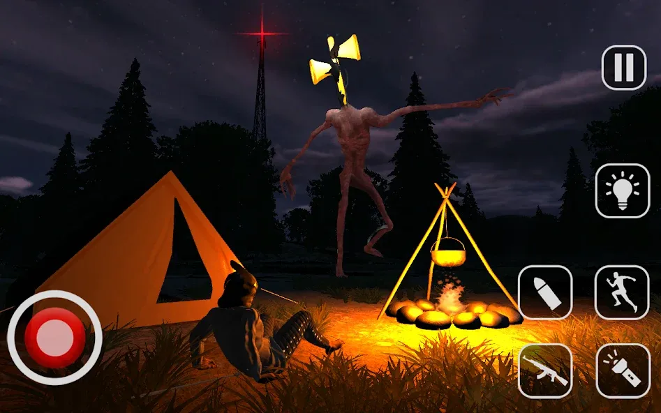 Siren Head : Hunt in Forest (Мод Много патронов и бессмертие) — скриншот 3 Siren Head : Hunt in Forest (Мод Много патронов и бессмертие) — скриншот 3