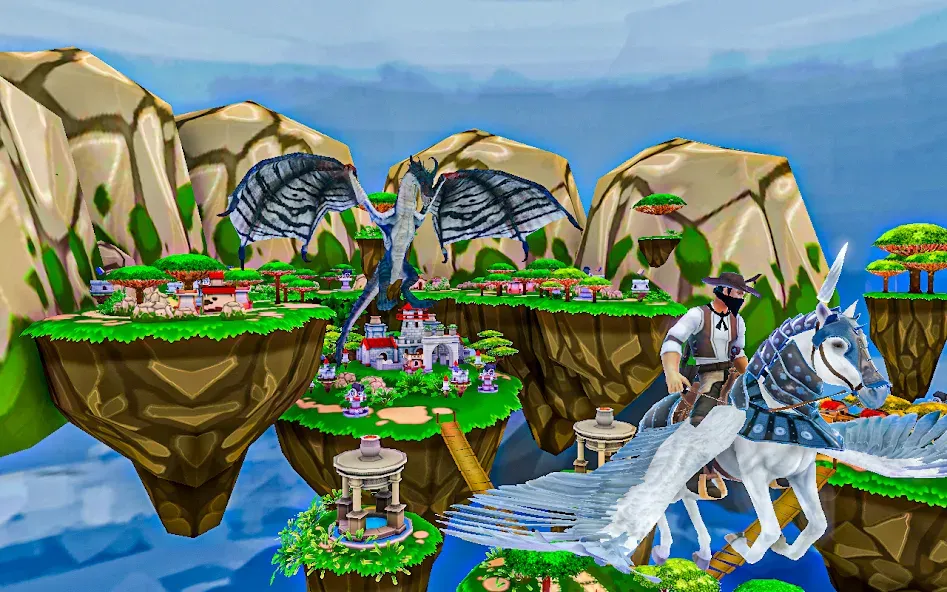 The Flying Horse: Unicorn MOD APK на Android — Много денег — скриншот 1