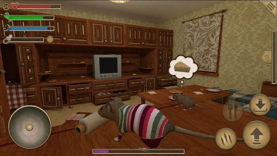 Скачать взлом Mouse Simulator : Forest Home на Андроид — Много денег — скриншот 2 Скачать взлом Mouse Simulator : Forest Home на Андроид — Много денег — скриншот 2