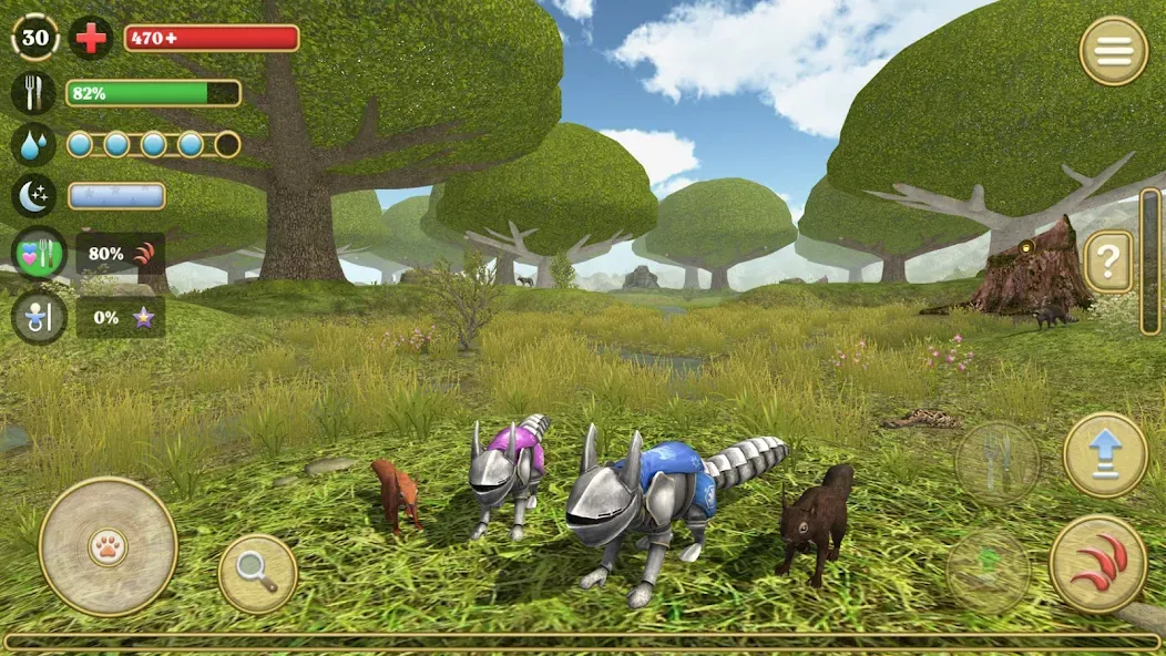 Взломанная Squirrel Simulator 2 : Online на Андроид — Много орехов и кристаллов — скриншот 5