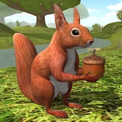 Взломанная Squirrel Simulator 2 : Online на Андроид — Много орехов и кристаллов