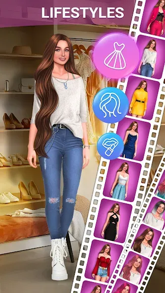 Diana's stories Mod APK Все открыто — Скачать на Андроид — скриншот 4 Diana's stories Mod APK Все открыто — Скачать на Андроид — скриншот 4