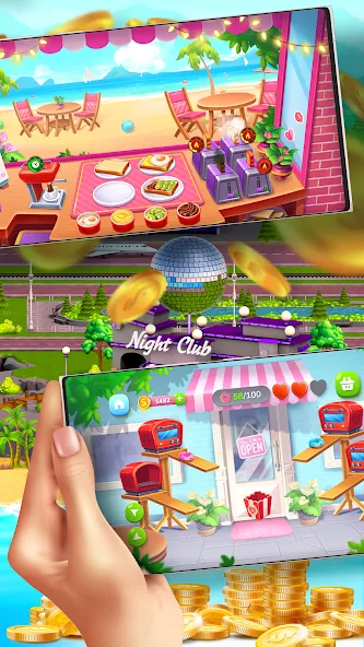 Diana's city-fashion & beauty Mod APK Много денег и всё открыто — Скачать на Андроид — скриншот 4 Diana's city-fashion & beauty Mod APK Много денег и всё открыто — Скачать на Андроид — скриншот 4