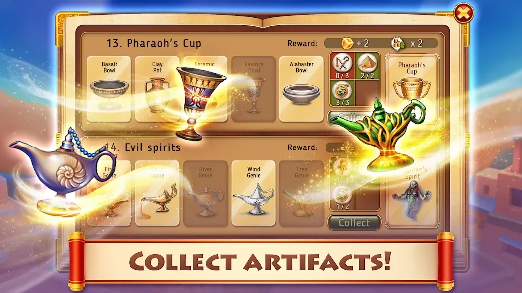 Cradle of Empires: 3 in a Row на Андроид — Мод Много денег и энергии — скриншот 3 Cradle of Empires: 3 in a Row на Андроид — Мод Много денег и энергии — скриншот 3