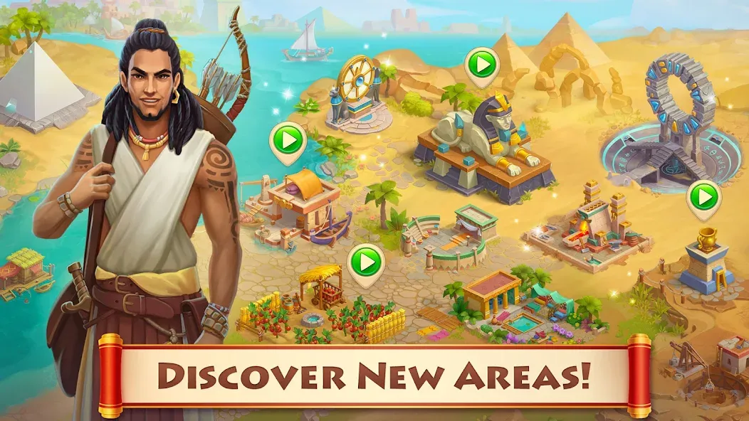 Cradle of Empires: 3 in a Row на Андроид — Мод Много денег и энергии — скриншот 4 Cradle of Empires: 3 in a Row на Андроид — Мод Много денег и энергии — скриншот 4