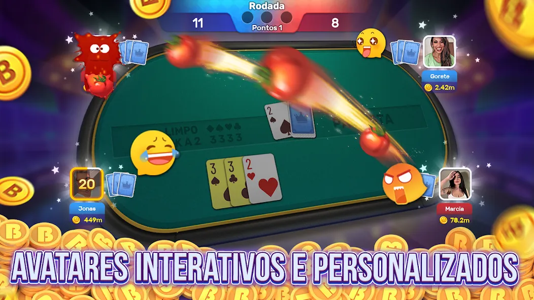 Скачать Bacana Games: Buraco & Slots (Мод: Много денег и без рекламы) на Андроид — скриншот 5