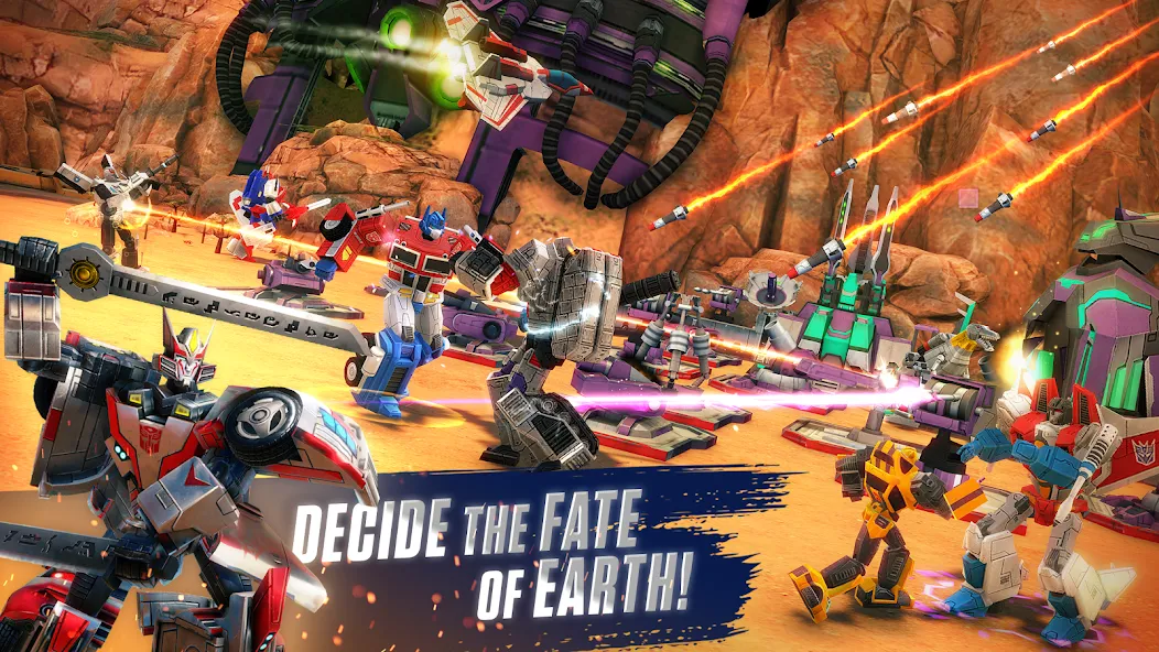TRANSFORMERS: Earth Wars на Андроид — Мод Бесплатные покупки — скриншот 1